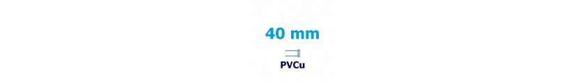 40 mm PVCu